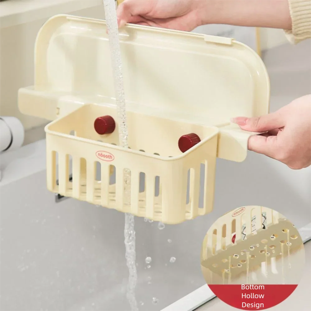 Built-in Basket Adjustable Sink Water Splash Protector - Image 2