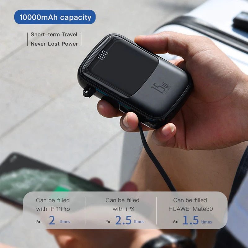 Built-in Charger Mini Power Bank - Image 3