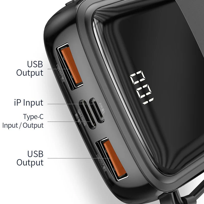 Built-in Charger Mini Power Bank - Image 6