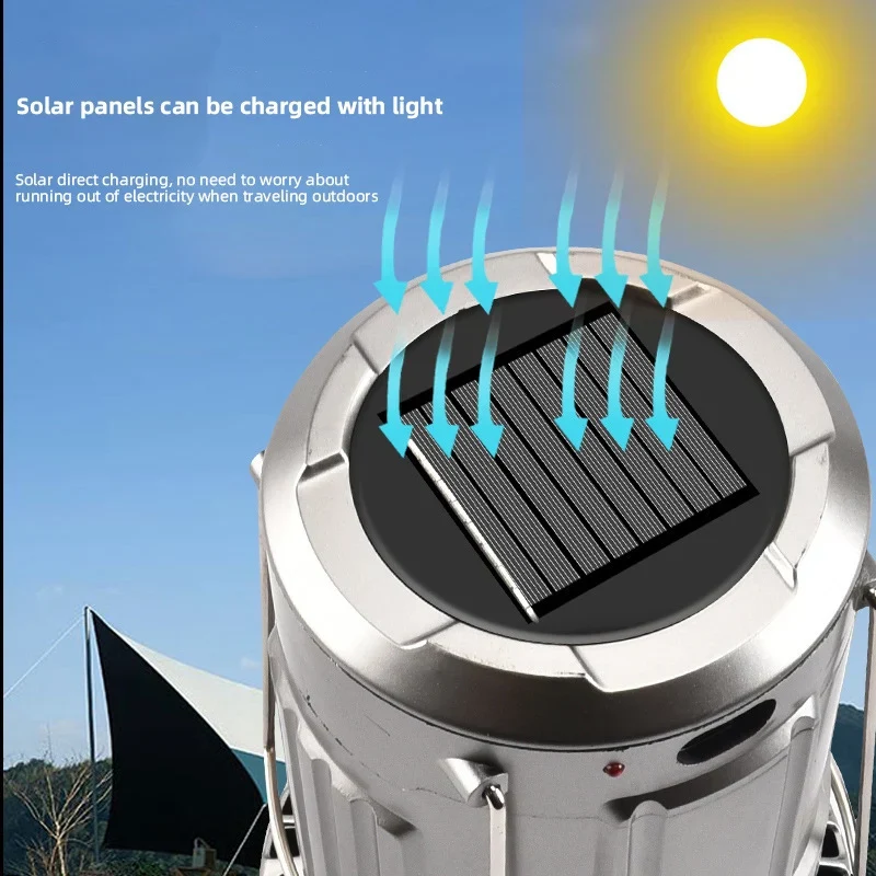 Built-in Fan Fishing LED Tent Lamp - Image 3