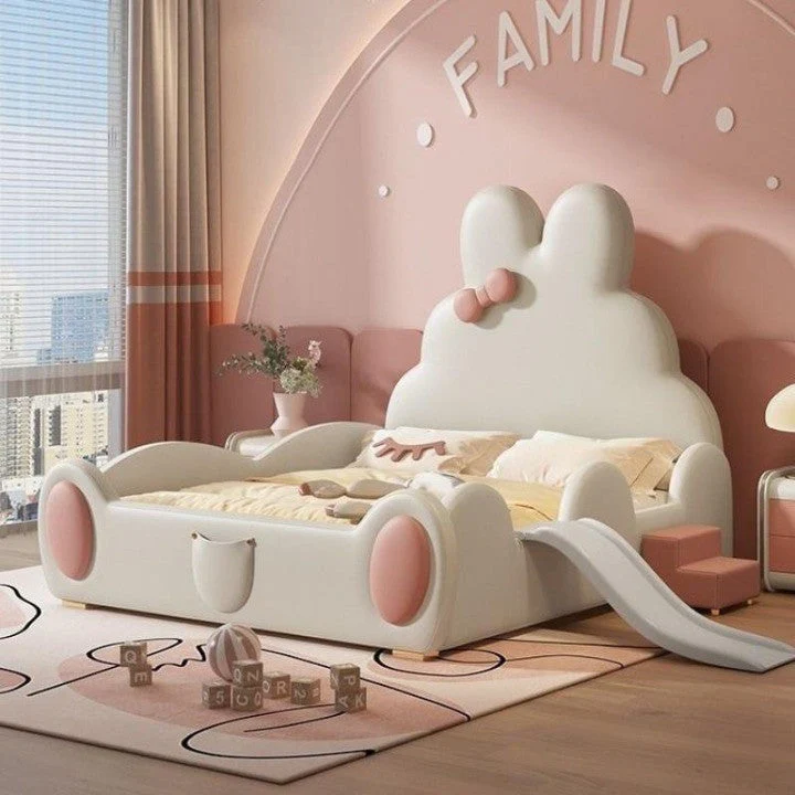 Bunny Dreamland Slide Kids Bed - Image 3