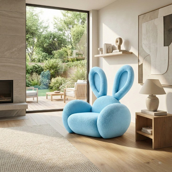 Bunny Ear Cozy Accent Lounge Chair - Image 4