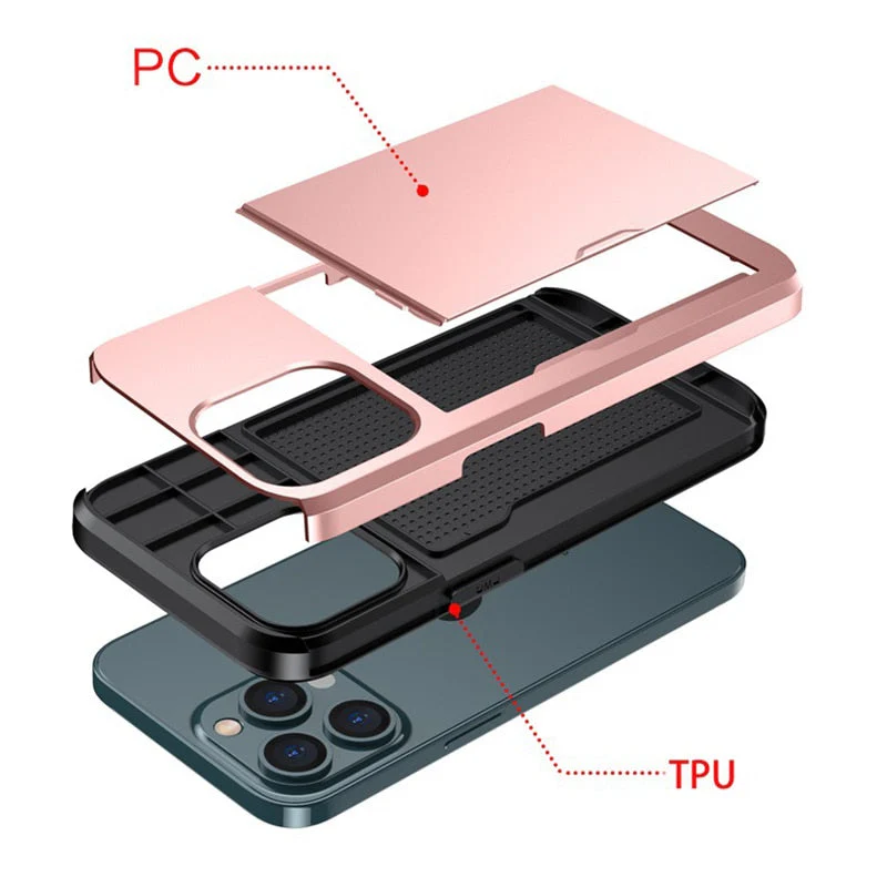 Business Armor Slide Wallet iPhone Case - Image 13
