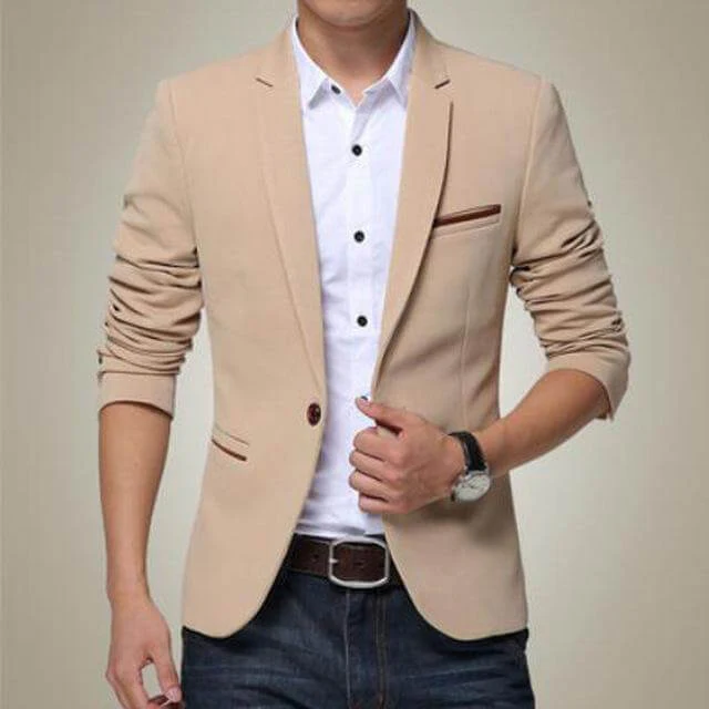 Business Casual Suit Men Blazers - Image 6