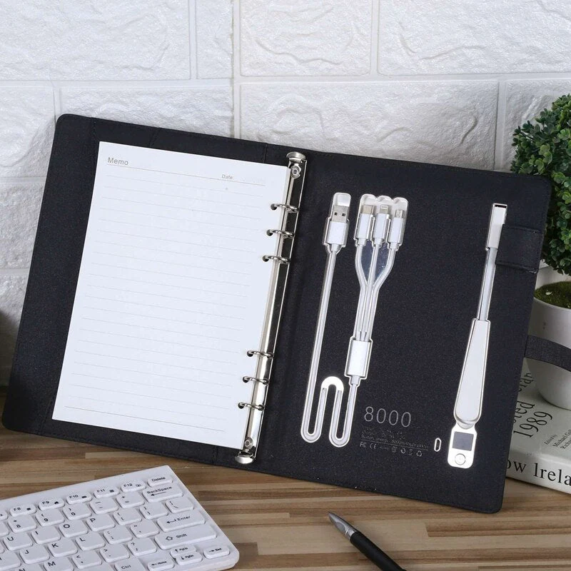 Business Class Power Bank Light Charging Notebook - Image 5