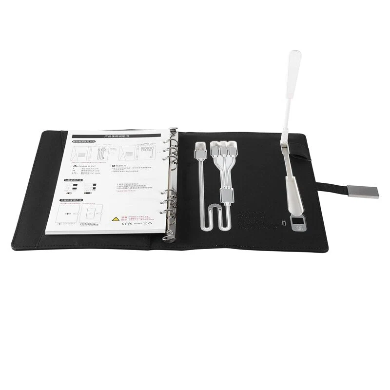 Business Class Power Bank Light Charging Notebook - Image 6
