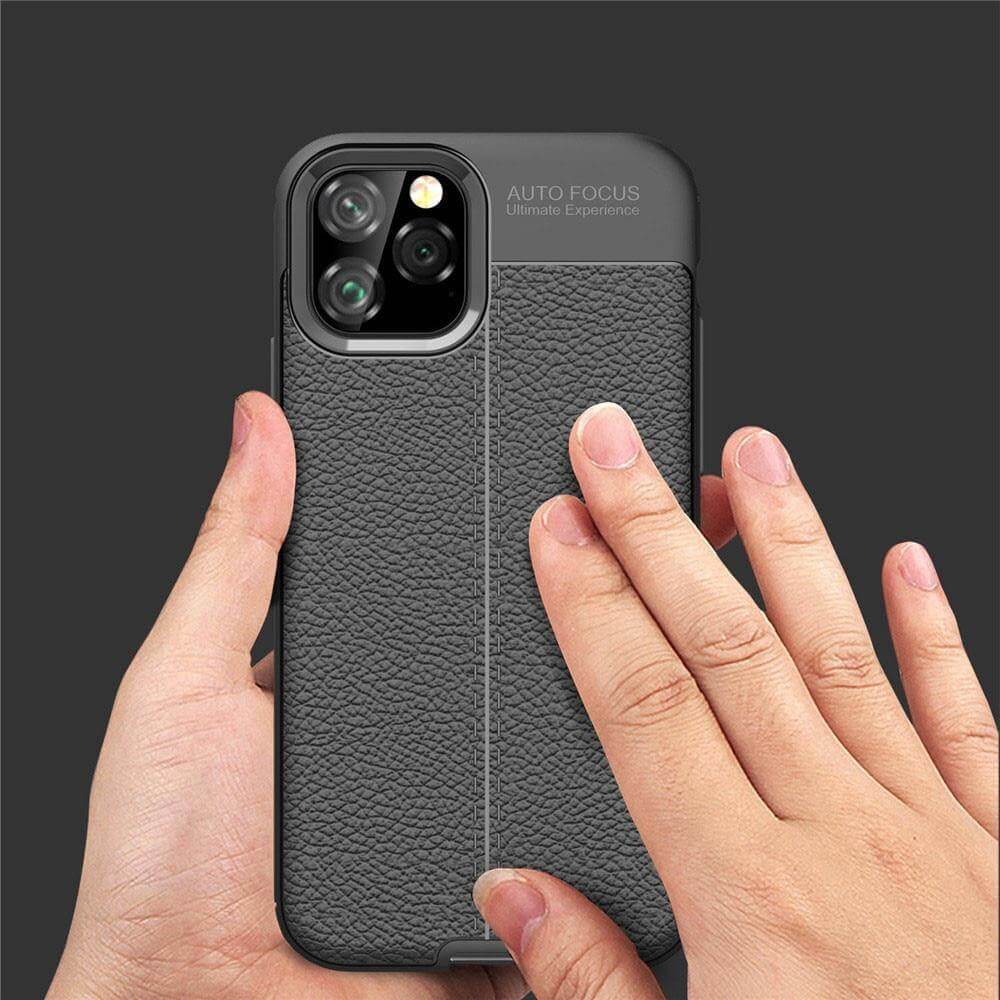 Business Style Leather iPhone 11 Case - Image 8