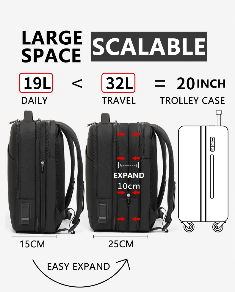 Business Time USB Charging Travel Bag - Image 2