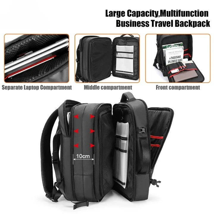 Business Time USB Charging Travel Bag - Image 3