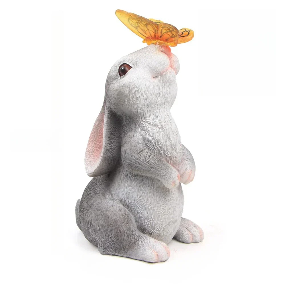 Butterfly and Flower Bunny Garden Light - Image 7