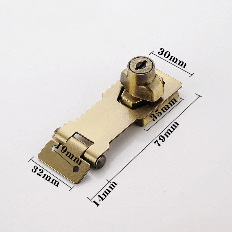Cabinet Secure Stainless Steel Heavy Duty Drawer Lock - Image 11