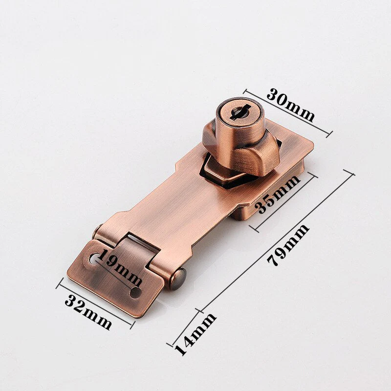 Cabinet Secure Stainless Steel Heavy Duty Drawer Lock - Image 13
