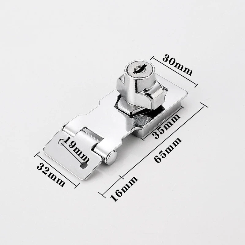 Cabinet Secure Stainless Steel Heavy Duty Drawer Lock - Image 7