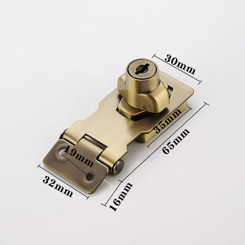 Cabinet Secure Stainless Steel Heavy Duty Drawer Lock - Image 9