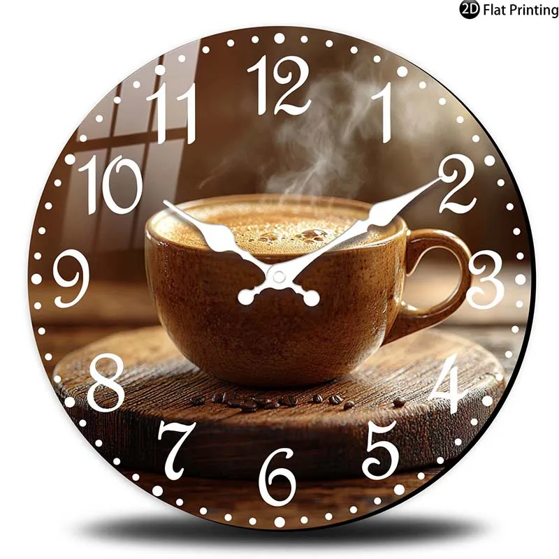 Cafe Inspired Coffee Wall Clock - Image 7