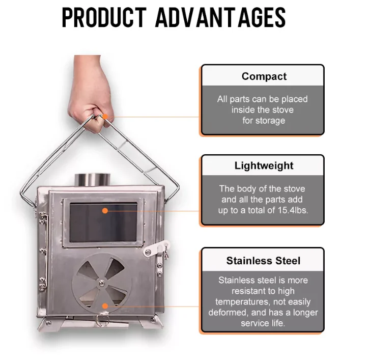 Camper Dream Portable Outdoor Stove - Image 7