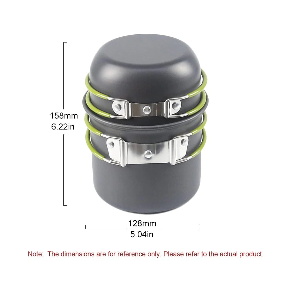 Camper Kitchen Travel Ultralight Cookware Set - Image 6