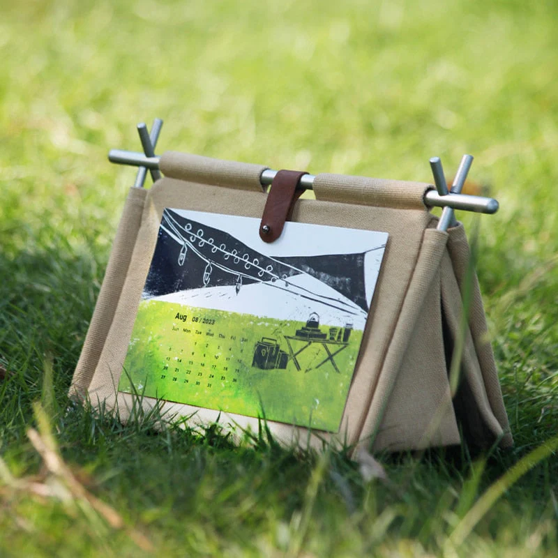 Camping Dreams Tent Desk Calendar - Image 2
