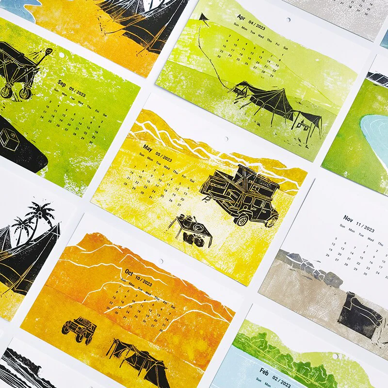 Camping Dreams Tent Desk Calendar - Image 7