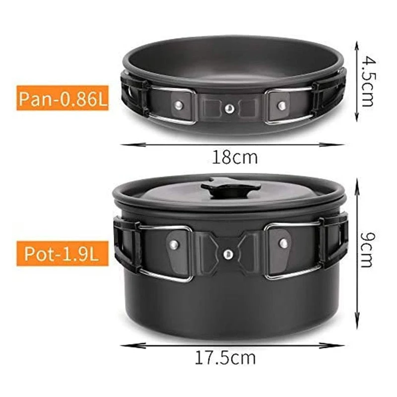 Camping Travel Cookware Kit - Image 10