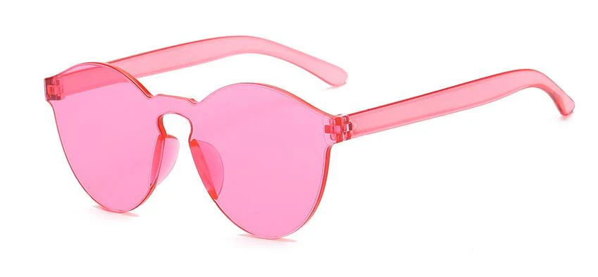 Candy color Transparent Sunglasses - Image 12