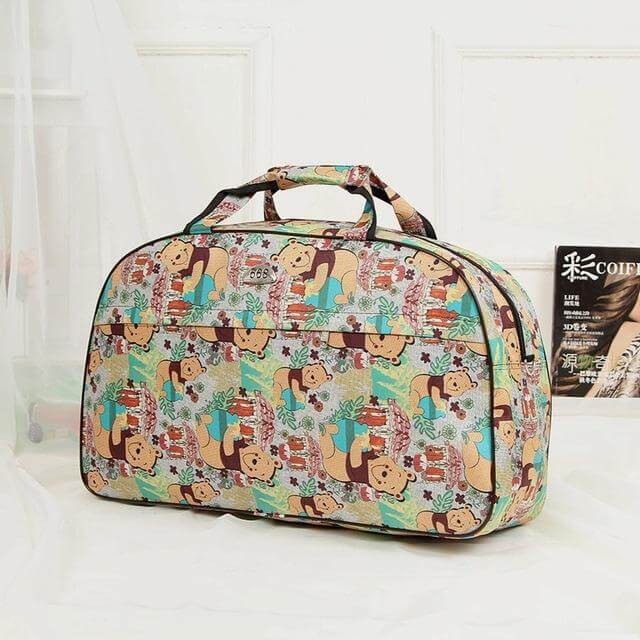 Canvas Fashion Casual Waterproof Oxford Zipper Travel Bags - Image 3