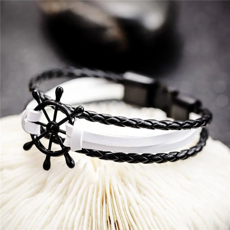 Captain Leather Bracelet - Image 9
