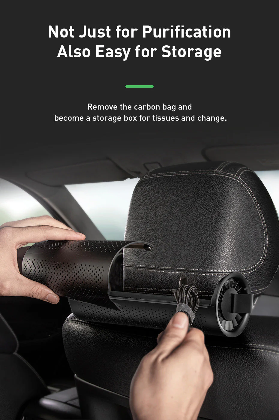 Car Back Seat Portable Ionizer Humidifier - Image 9