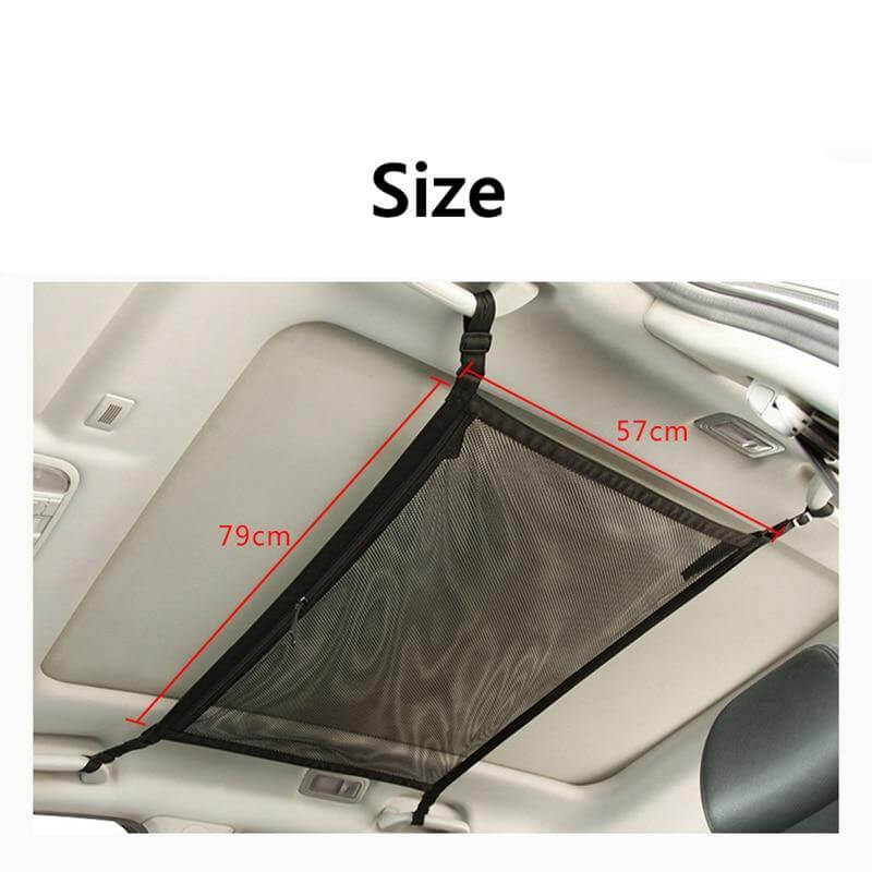 Car Ceiling Storage Net Pocket - Image 10