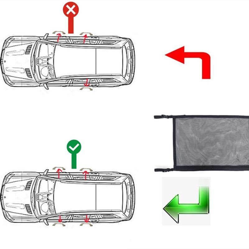 Car Ceiling Storage Net Pocket - Image 12