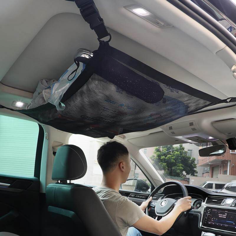 Car Ceiling Storage Net Pocket - Image 3