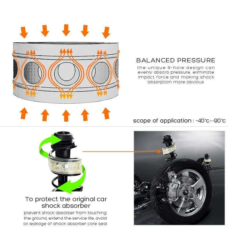 Car Comfort Shock Absorber Spring Bumper - Image 5