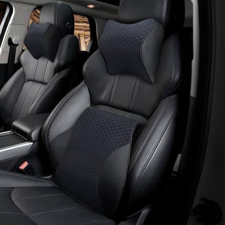 Car Cushion Memory Foam Leather Neck and Back Pillow - Image 6