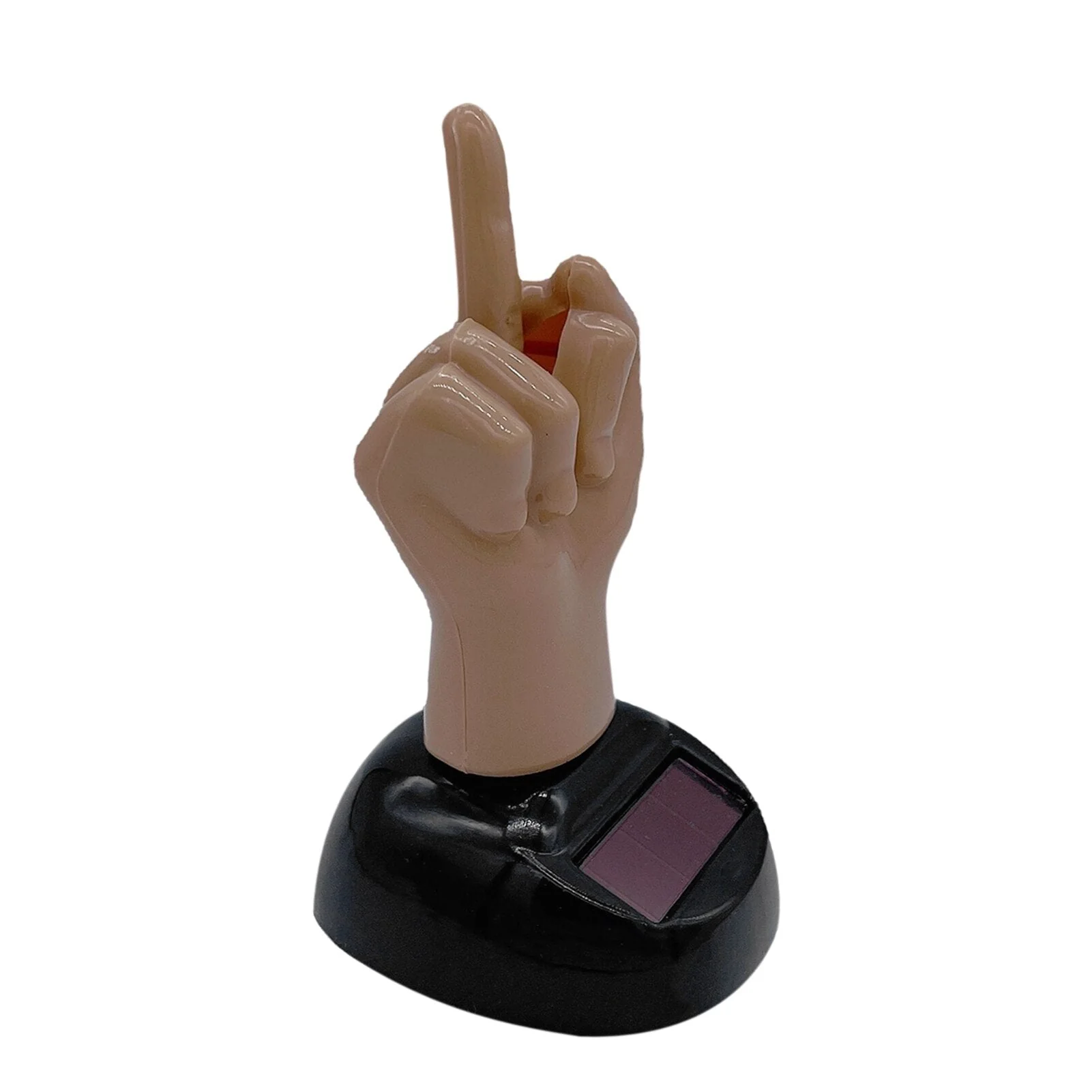 Car Dashboard Middle Finger Solar Power Decor - Image 6