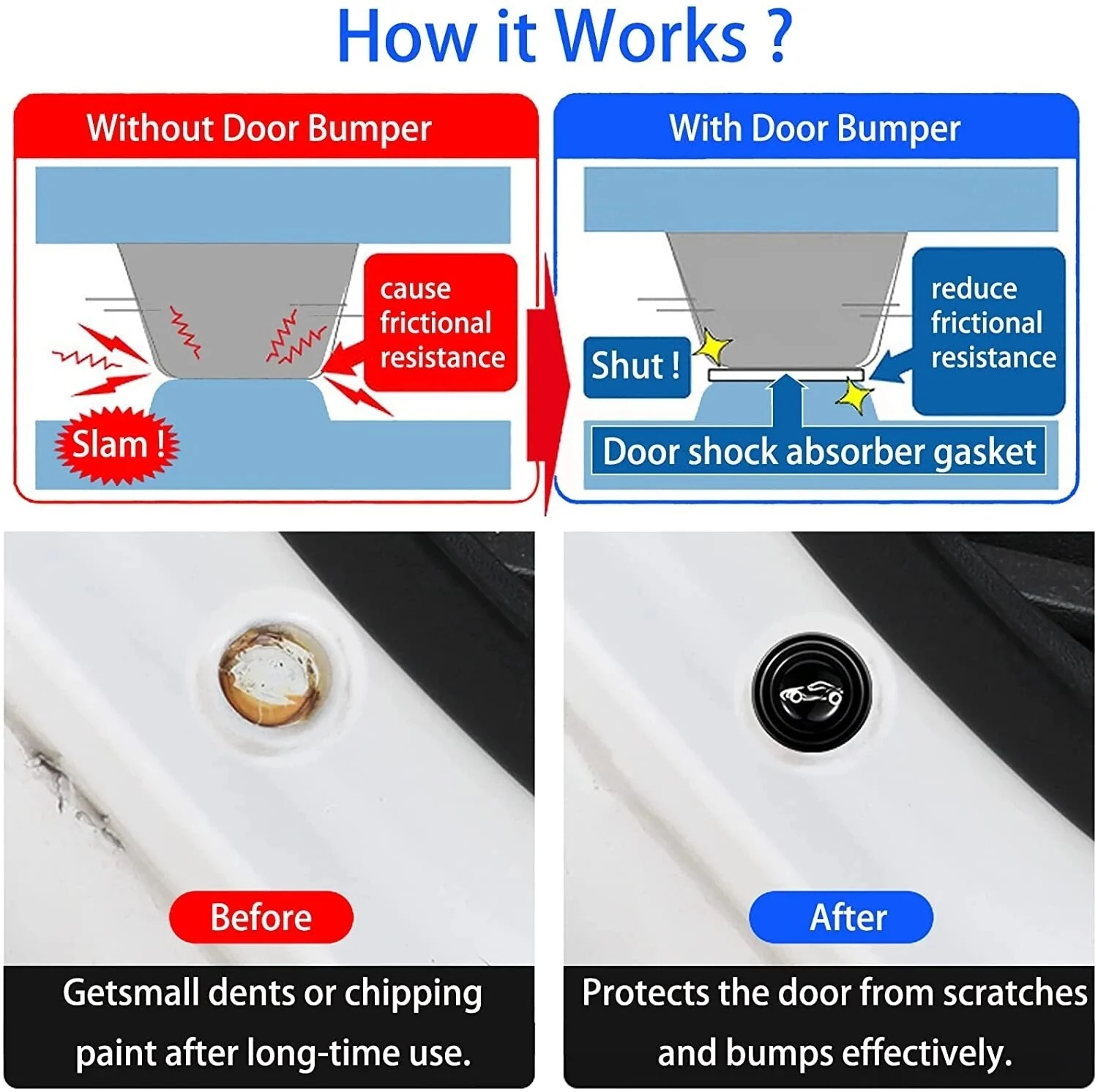 Car Door Shock Absorbing Pads - Image 4