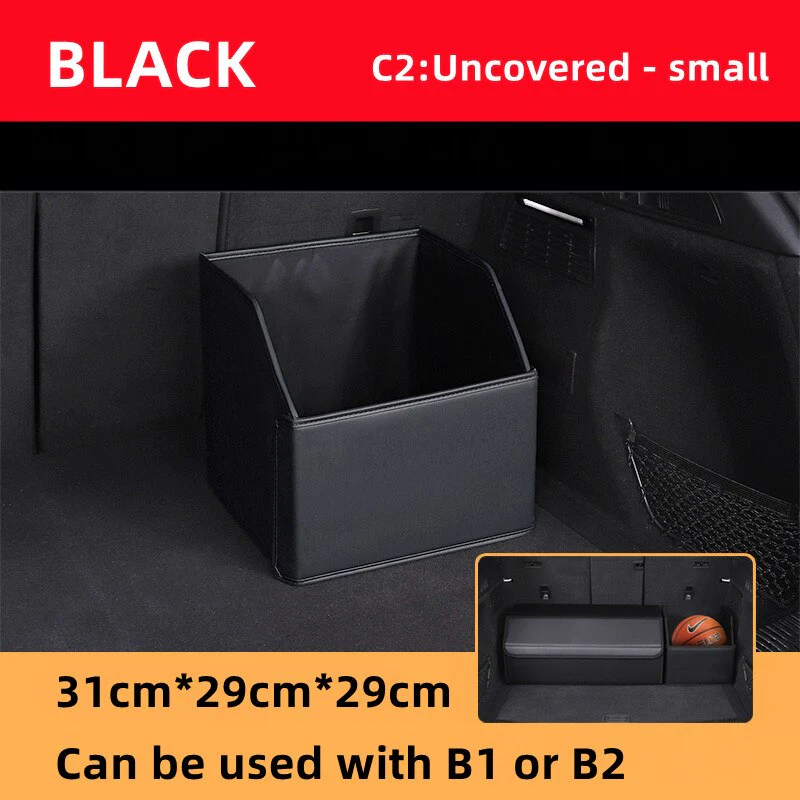Car Guru Leather Large Capacity Trunk Organizer Box - Image 18