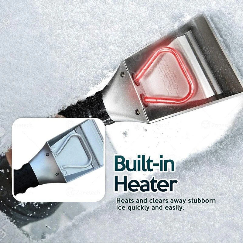 Car Heated Ice Snow Defrost Windshield Scraper - Image 3