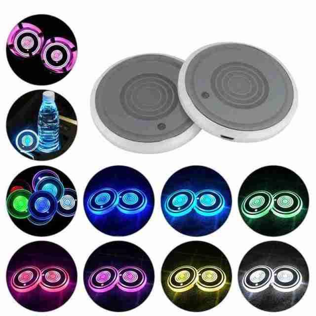 Car LED Cup Holder Coaster - Image 8