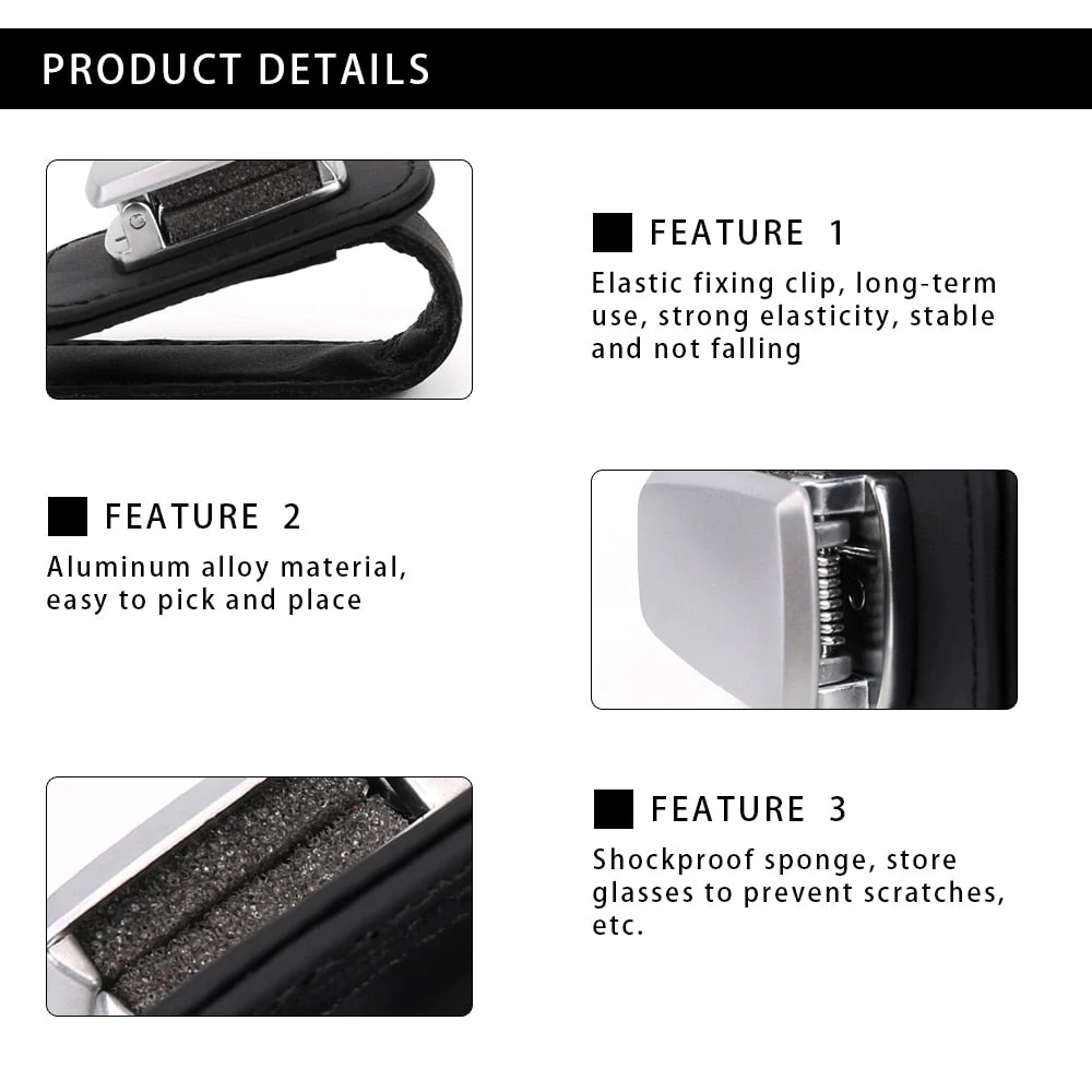 Car Organizer Sunglasses Holder Clamp - Image 4