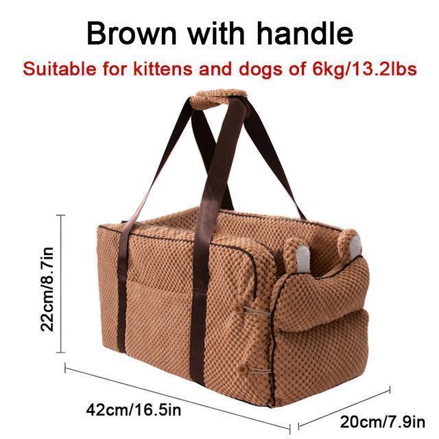 Car Portable Pet Carrier Comfy Bed - Image 16