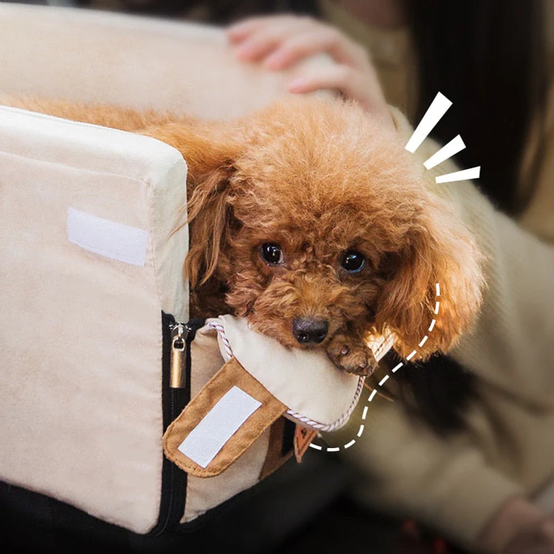 Car Portable Pet Carrier Comfy Bed - Image 7