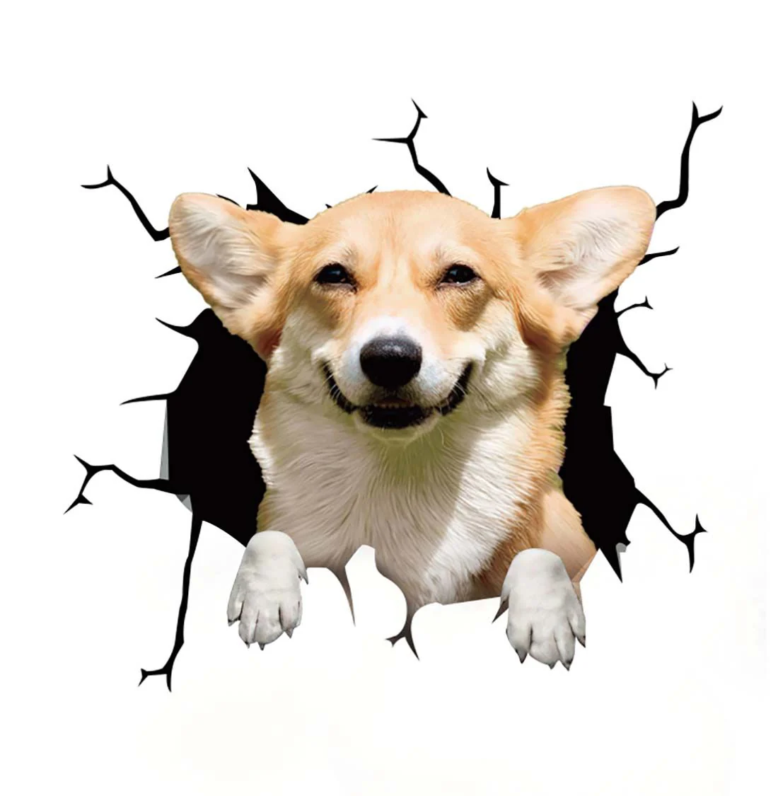 Car Scratch Hider 3D Puppy Sticker - Image 19