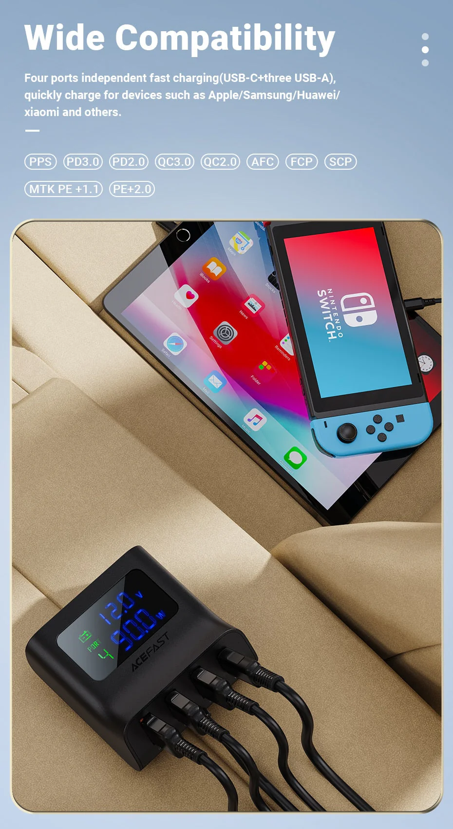 Car USB Splitter Fast Charging Station - Image 11
