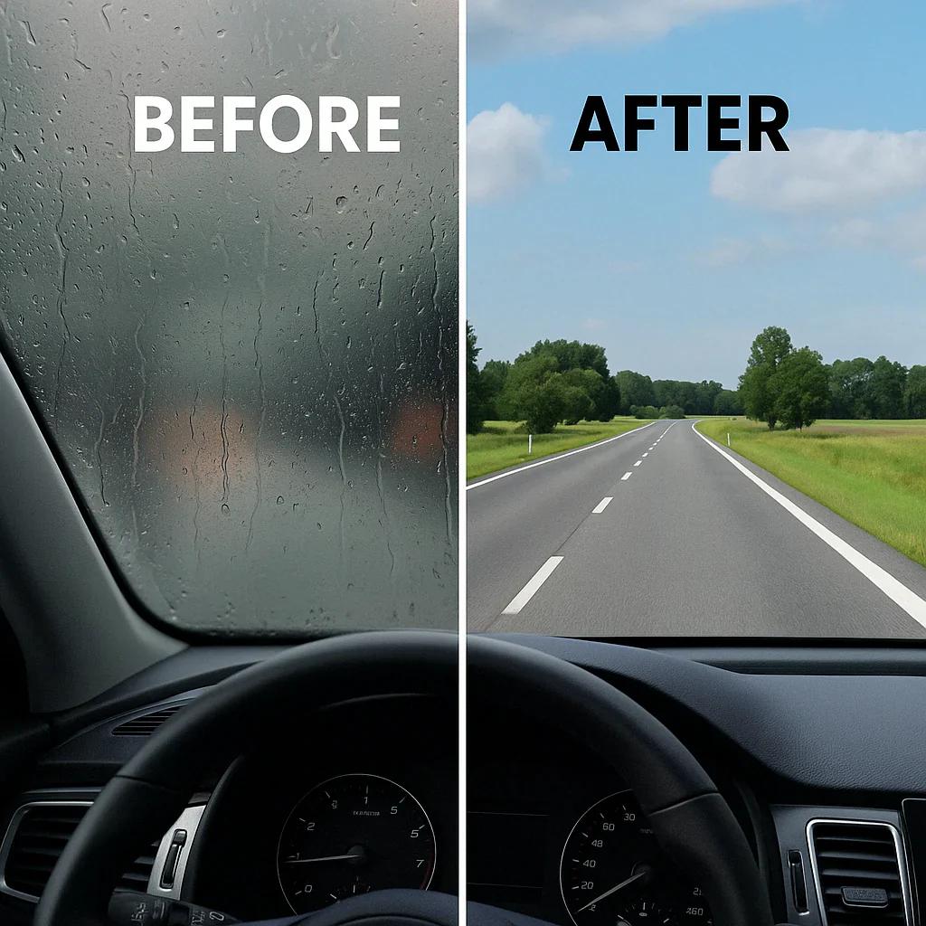 Car Windshield Hydrophobic Glass Oil Remover Coating Tool - Image 3