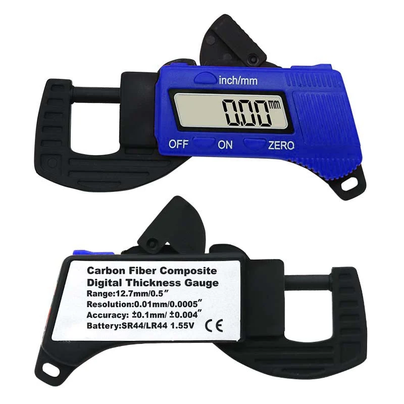 Carbon Fiber Digital Thickness Caliper Tool - Image 3