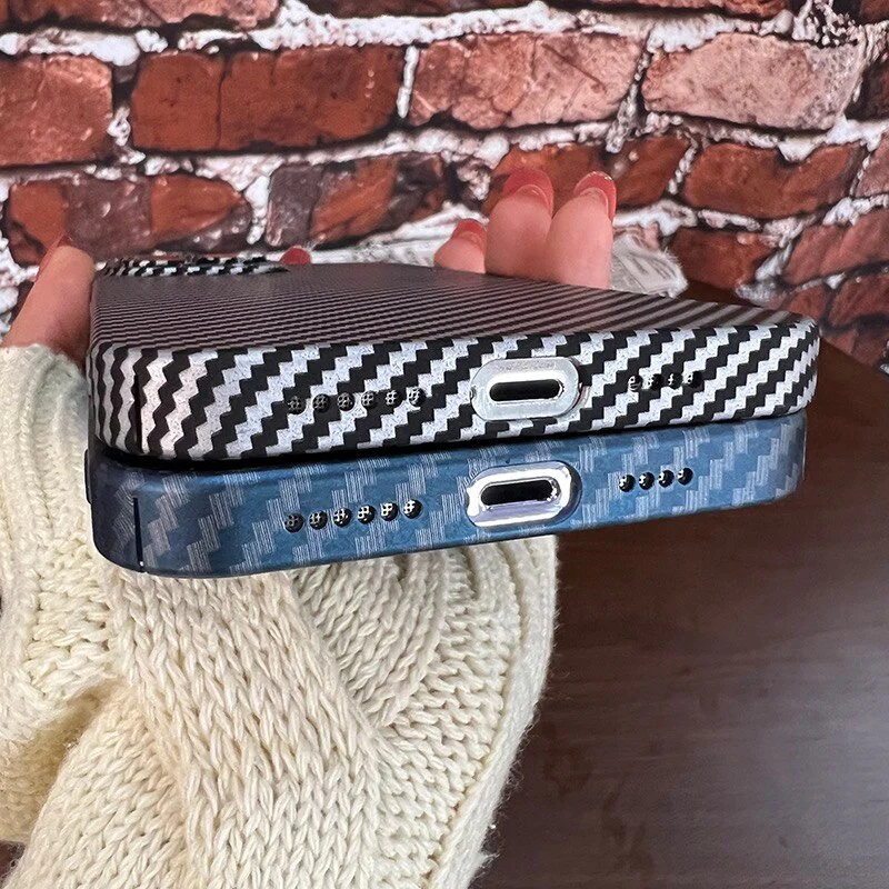 Carbon Fiber Magsafe Magnetic iPhone Case - Image 6