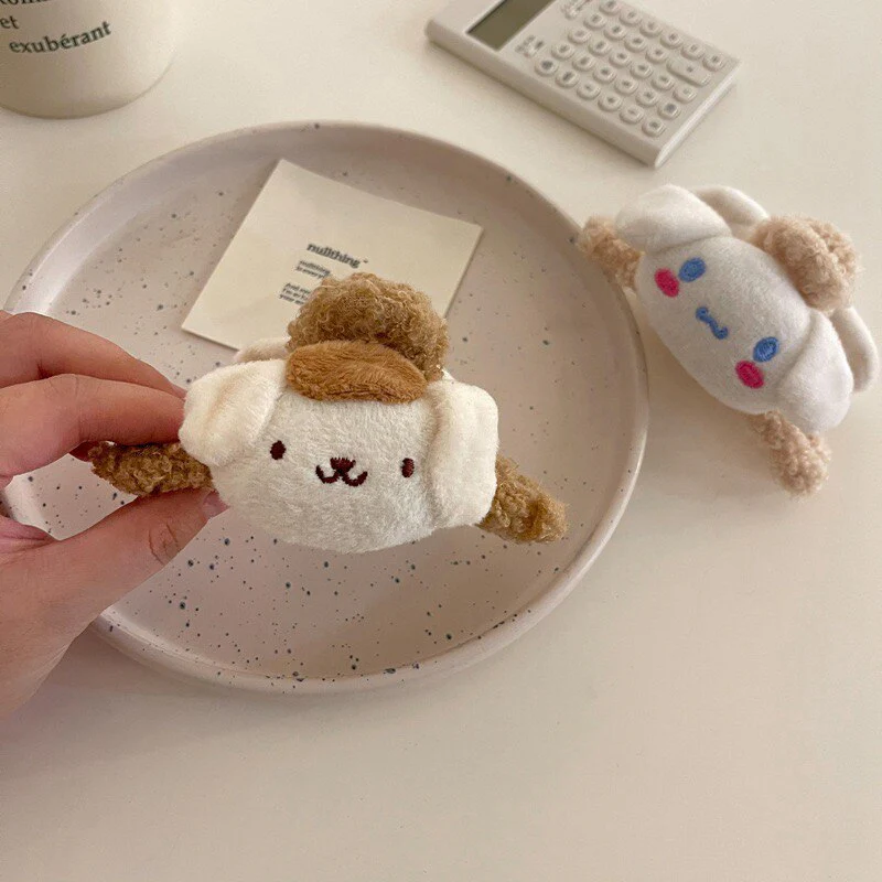 Cartoon Cloud Plush Hair Claw Clips - Image 5