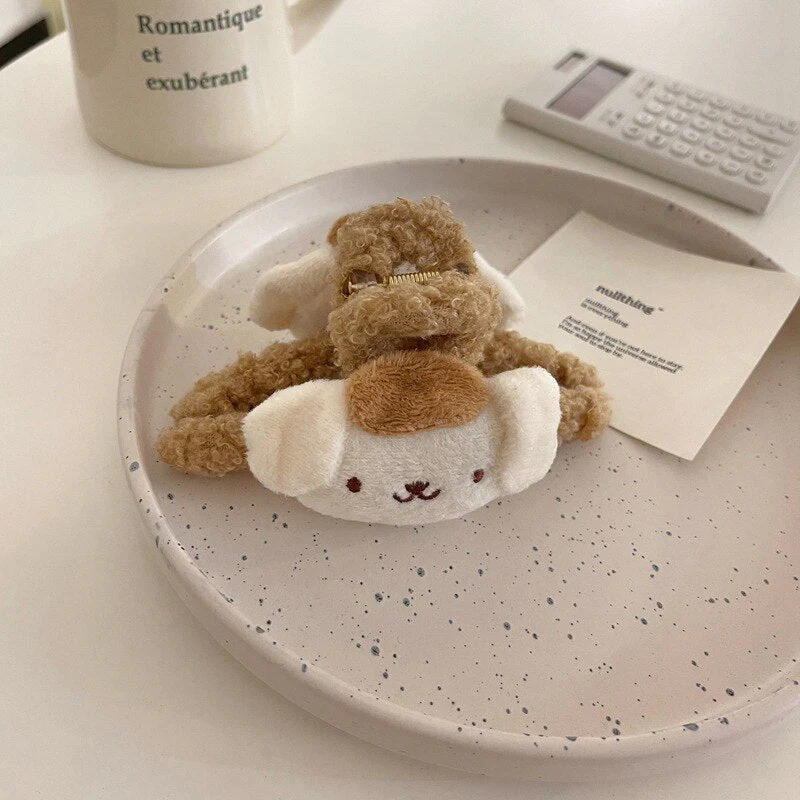 Cartoon Cloud Plush Hair Claw Clips - Image 7