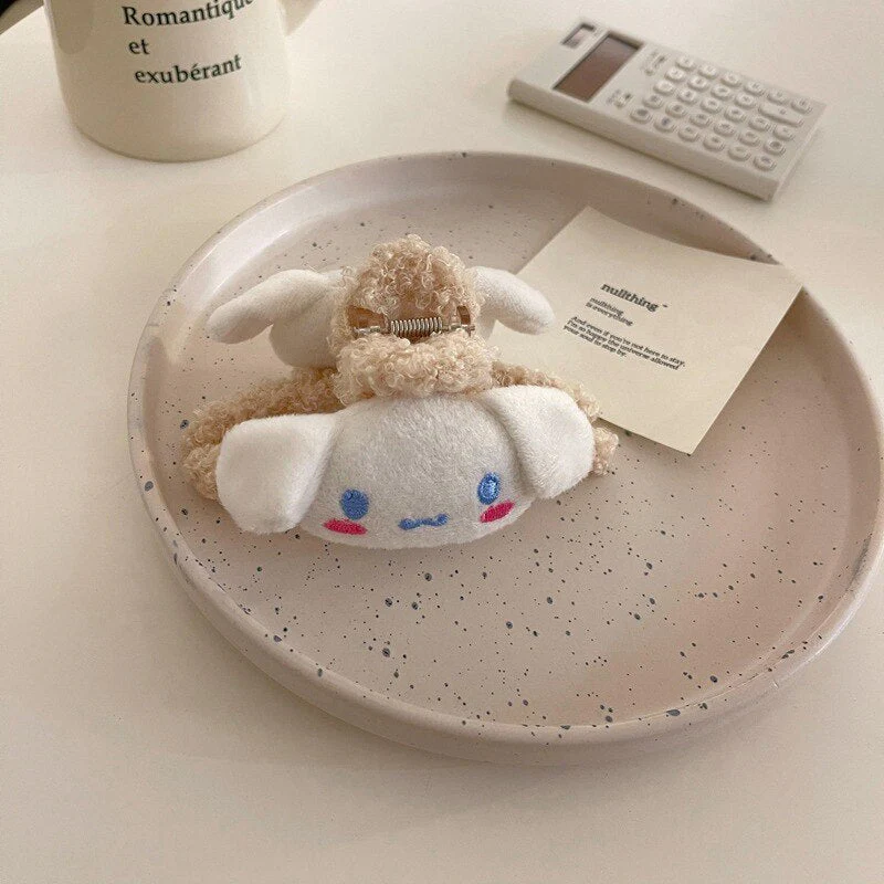 Cartoon Cloud Plush Hair Claw Clips - Image 8