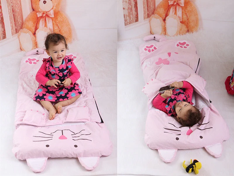 Cartoon Dinosaur Kid Sleeping Bag - Image 3